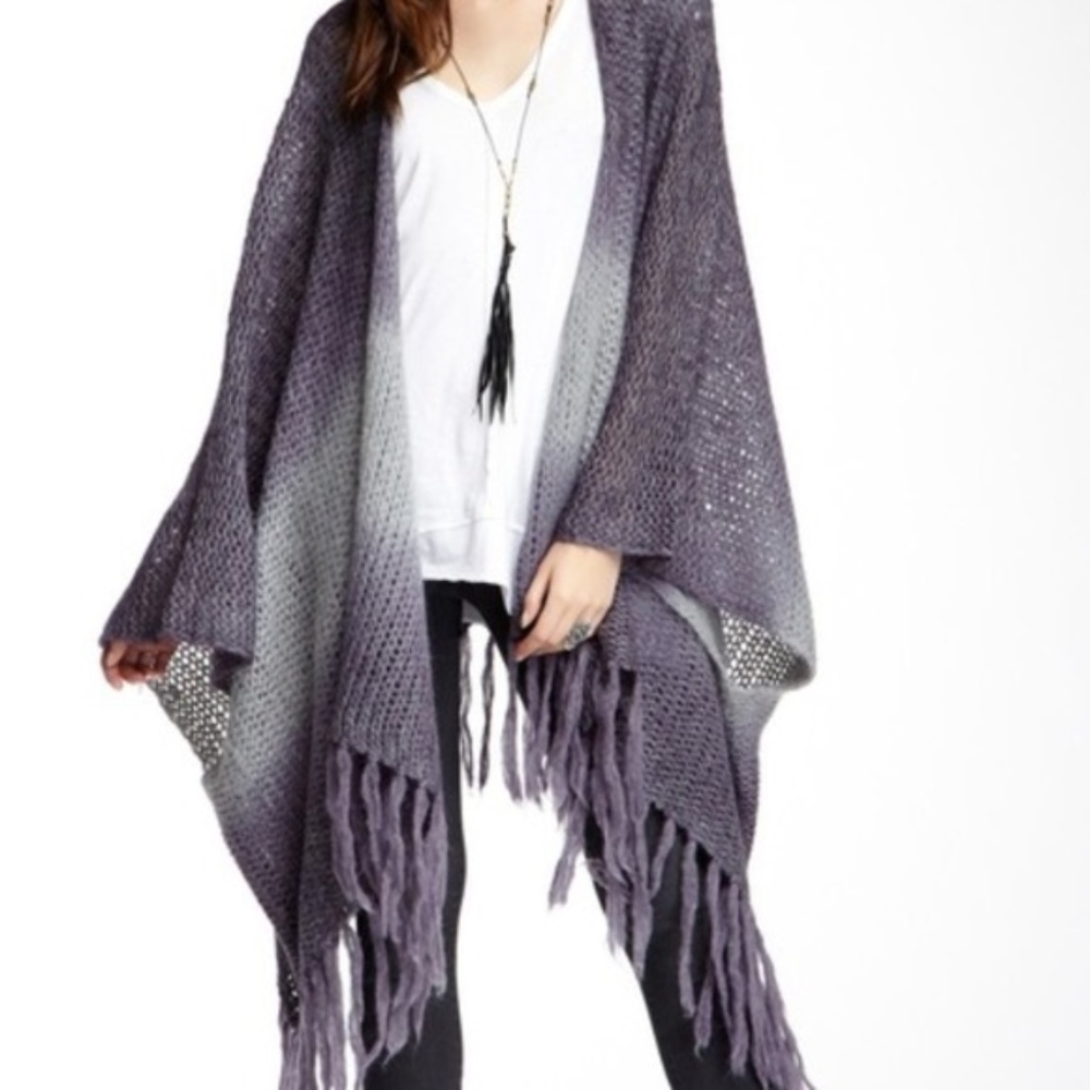 SLOANE ROUGE Anthropologie Open Front Cardigan